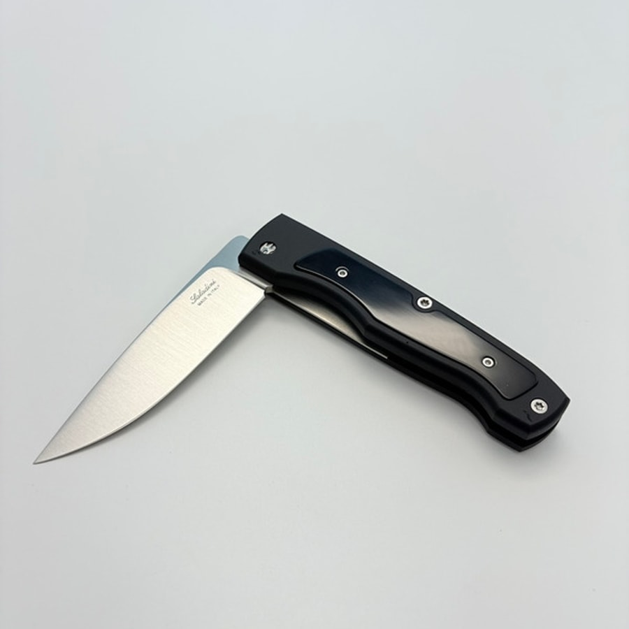 sa-1037bc-3 SALADINI 頂級手工摺疊露營刀 水牛角/牛角 摺疊刀 露營刀 水牛角 白牛角