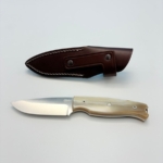 sa-2500bco-6 SALADINI 頂級手工獵刀 贈皮套 水牛角/白牛角/橄欖木 獵刀 露營刀