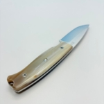 sa-2500bco-7 SALADINI 頂級手工獵刀 贈皮套 水牛角/白牛角/橄欖木 獵刀 露營刀