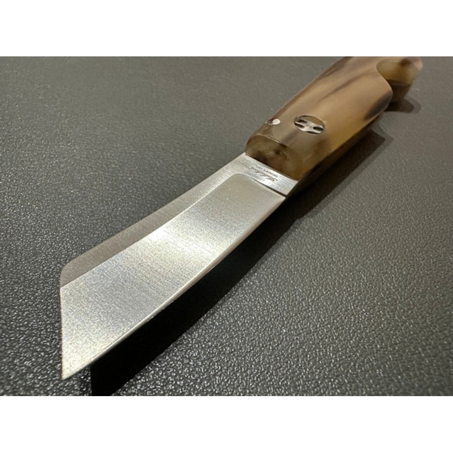 sa-3020c-6 SALADINI 頂級手工剃刀型雪茄剪 白牛角/黑牛角/橄欖木共三款 雪茄剪 雪茄