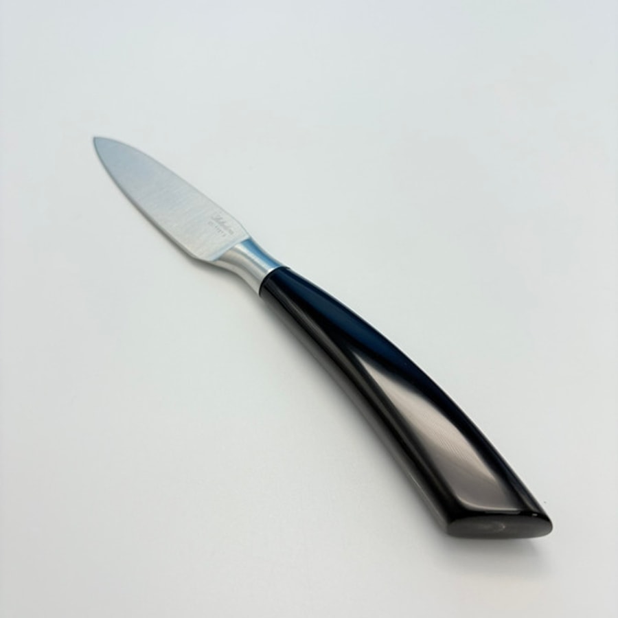 sa-4016b-3 SALADINI 頂級手工水牛角手柄萬用削皮刀100mm 削皮刀 萬用削皮刀 餐刀 水牛角 全長230mm