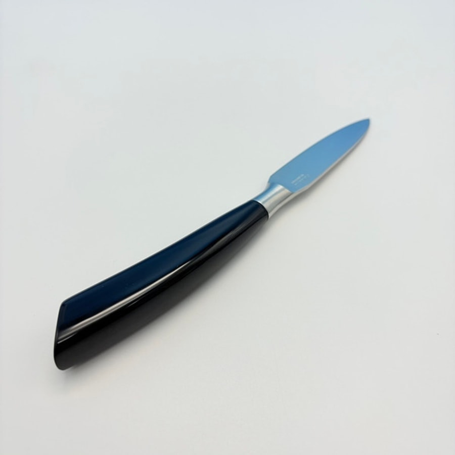sa-4016b-4 SALADINI 頂級手工水牛角手柄萬用削皮刀100mm 削皮刀 萬用削皮刀 餐刀 水牛角 全長230mm