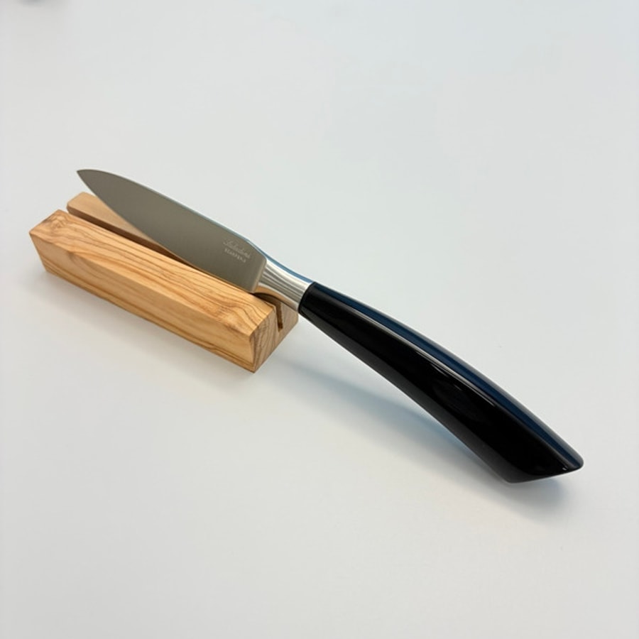 sa-4016b-6 SALADINI 頂級手工水牛角手柄萬用削皮刀100mm 削皮刀 萬用削皮刀 餐刀 水牛角 全長230mm