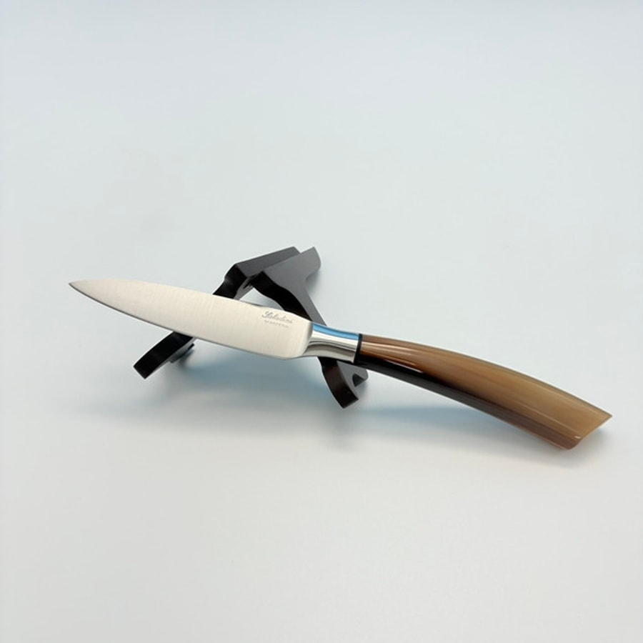 sa-4016c-6 SALADINI 頂級手工白牛角手柄萬用削皮刀100mm 削皮刀 萬用削皮刀 餐刀 白牛角 全長230mm