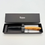 sa-4016o-7 SALADINI 頂級手工橄欖木手柄萬用削皮刀100mm 削皮刀 萬用削皮刀 餐刀 橄欖木 全長230mm