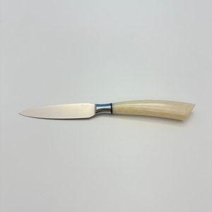 sa-4016rb SALADINI 頂級手工仿白牛角象牙白色樹脂手柄萬用削皮刀100mm 削皮刀 萬用削皮刀 餐刀 仿白牛角象牙白色樹脂 全長230mm