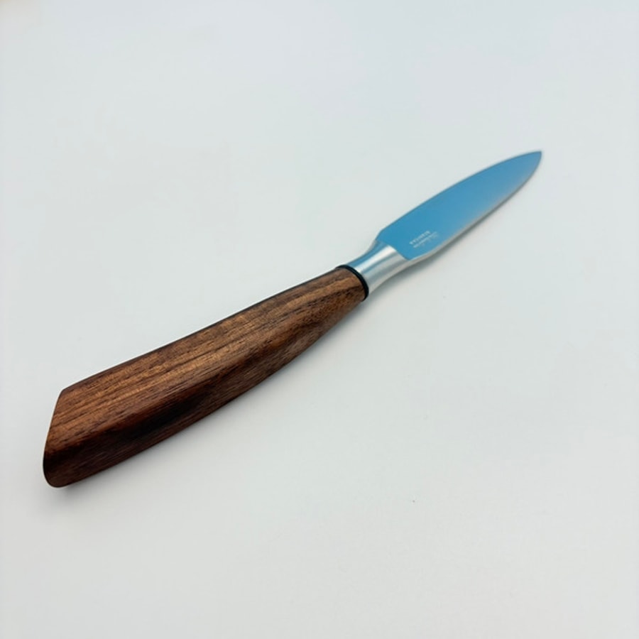 sa-4016w-3 SALADINI 頂級手工胡桃木手柄萬用削皮刀100mm 削皮刀 萬用削皮刀 餐刀 胡桃木 全長230mm