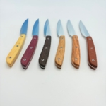 SALADINI 頂級手工綜合木頭牛排刀114mm六入木盒禮盒組 牛排刀 綜合木頭 牛排刀套組 copy