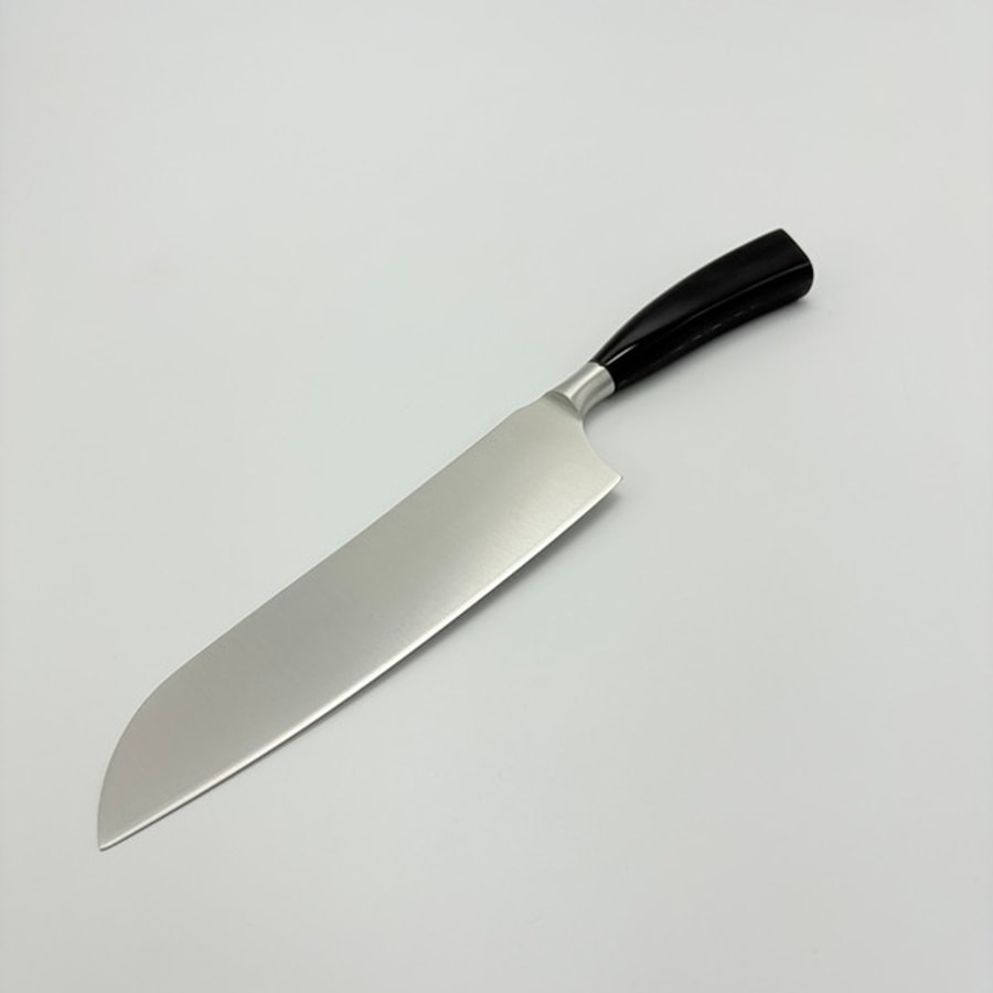 SALADINI 頂級義大利手工三德刀210mm 水牛角手柄 三德刀 手工刀 不鏽鋼廚房料理刀
