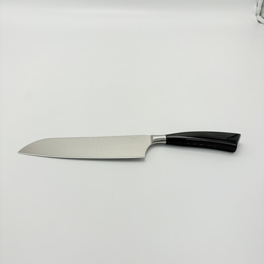 SALADINI 頂級義大利手工三德刀210mm 水牛角手柄 三德刀 手工刀 不鏽鋼廚房料理刀