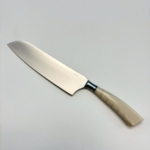 sa-5016rb-2 SALADINI 頂級義大利手工三德刀210mm 象牙白色樹脂手柄 三德刀 手工刀 不鏽鋼廚房料理刀