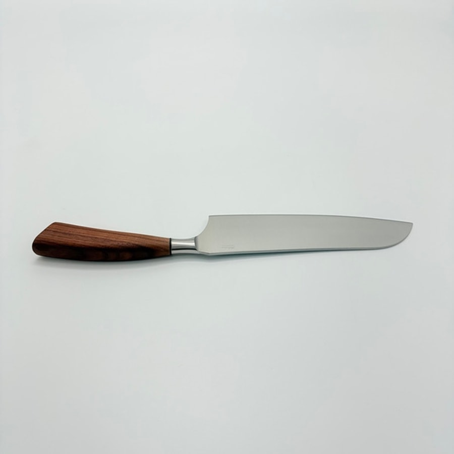 SALADINI 頂級義大利手工三德刀210mm 天然胡桃木握柄 三德刀 手工刀 不鏽鋼廚房料理刀