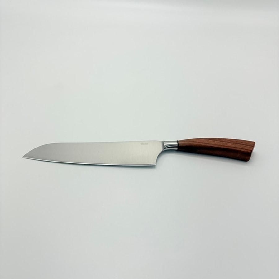 SALADINI 頂級義大利手工三德刀210mm 天然胡桃木握柄 三德刀 手工刀 不鏽鋼廚房料理刀