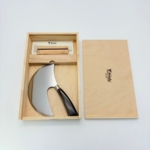 sa-6001c-6 SALADINI 頂級手工SALADINI SELLAIO單手柄半月刀190mm 白牛角 香菜刀 半月刀 單手柄半月刀