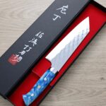 佐治武士 文化180mm SG Strix鋼<br>鎚目 壓克力柄