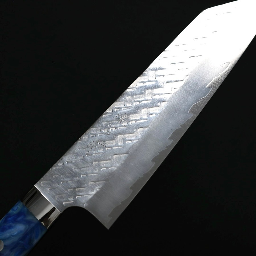 佐治武士 文化180mm SG Strix鋼<br>鎚目 壓克力柄