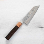 佐治武士 文化刀 165mm VG10W鋼 黑金大馬士革