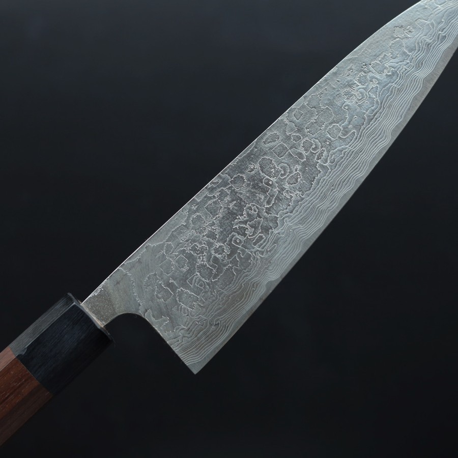 saji-gyuto180-sg2d-5 佐治武士 牛刀 180mm SG2粉末HSS鋼 鑽石大馬士革