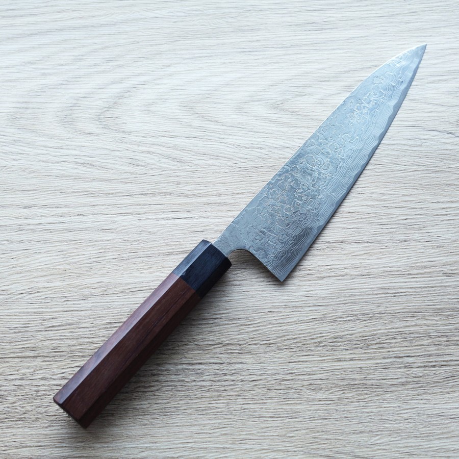 saji-gyuto180-sg2d 佐治武士 牛刀 180mm SG2粉末HSS鋼 鑽石大馬士革