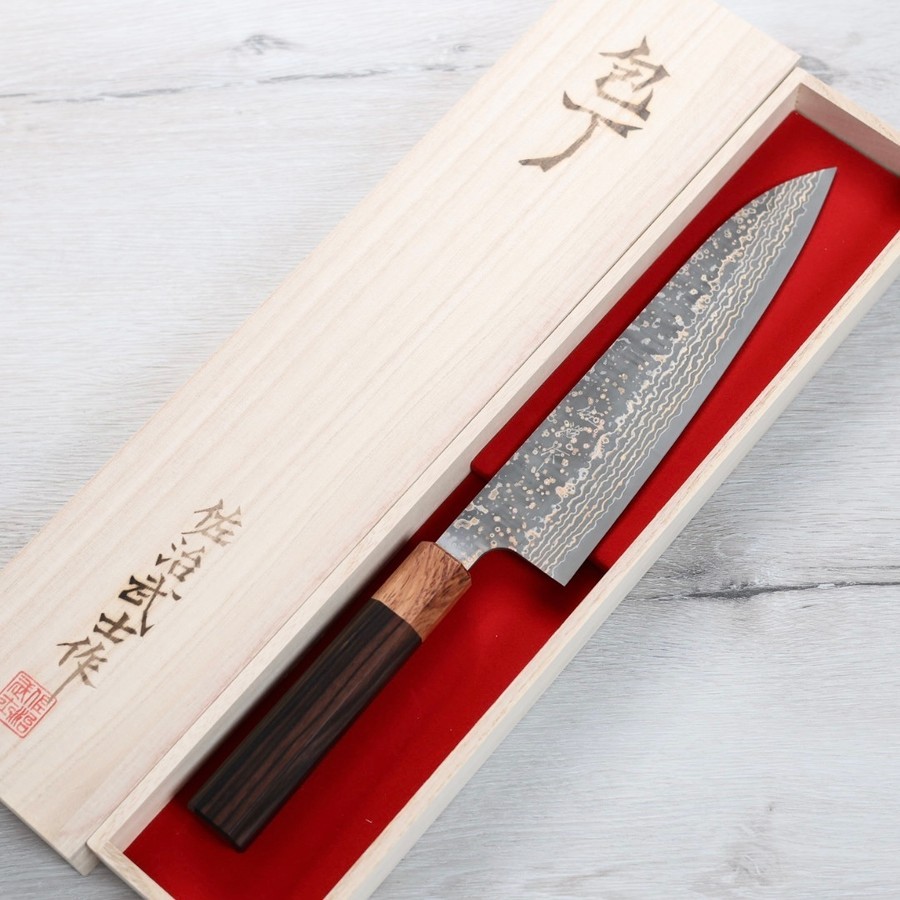 saji-gyuto210-vg10w-1-2-1 佐治武士 牛刀 210mm VG10W鋼 黑金大馬士革 黑檀柄