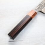 saji-gyuto210-vg10w-1-3-1 佐治武士 牛刀 210mm VG10W鋼 黑金大馬士革 黑檀柄