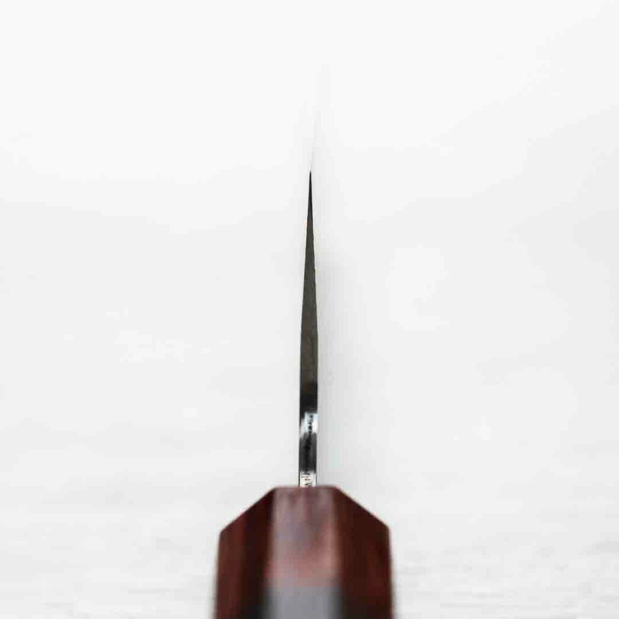 saji-gyuto210-vg10w-1-4-1 佐治武士 牛刀 210mm VG10W鋼 黑金大馬士革 黑檀柄