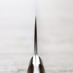 saji-nakiri170-as-4 佐治武士 菜切 170mm 青紙鋼 有色大馬士革 沙漠鐵木柄