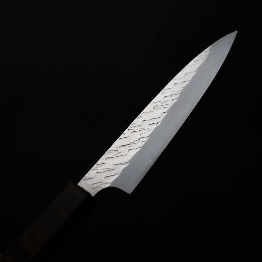 佐治武士 蔬果刀  130mm SG Strix鋼<br>鎚目 壓克力柄