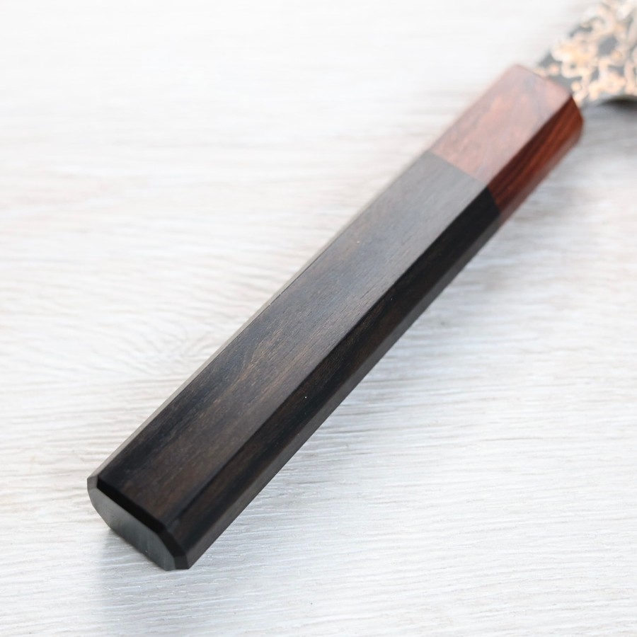 saji-petty90-vg10w-3 佐治武士 蔬果刀 90mm VG1W0鋼 黑金大馬士革