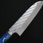 佐治武士 三德 180mm SG Strix鋼<br>鎚目 壓克力柄