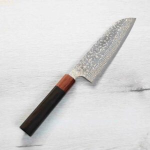 saji-santoku180-vg10w 佐治武士 三德 165mm VG10W鋼 黑金大馬士革