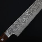 佐治武士 寬版先丸筋引 240mm <br>SG2鋼 黑染大馬士革