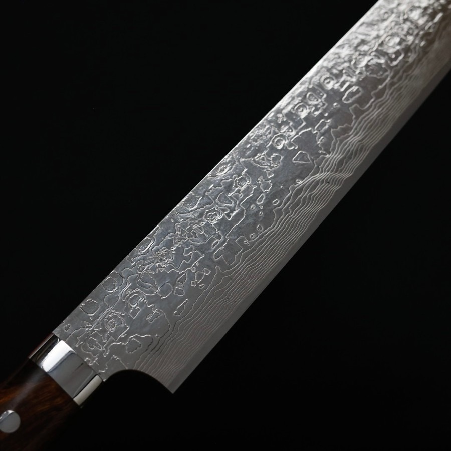 佐治武士 寬版先丸筋引 240mm <br>SG2鋼 鑽石大馬士革
