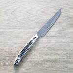 佐治武士 牛排刀 R2 鑽石大馬士革 白鹿角