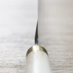 佐治武士 柳刃 300mm 銀三鋼 鹿角柄