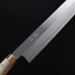 佐治武士 柳刃 300mm 銀三鋼 鹿角柄
