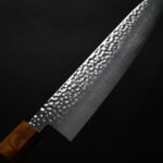 sakai-g210-vg10-1-5 佐海 牛刀 210mm VG10鋼 鎚目大馬士革 虎目柄