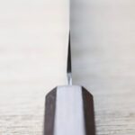 佐海 筋引 240mm VG10鋼<br>鎚目大馬士革 紅柄