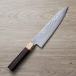 saku-gen-g210-vg10td 作SAKU 研 牛刀 210mm VG10鋼 鎚目大馬士革