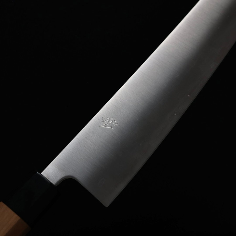 saku-ichi-g240-asm-6-1 作SAKU 壱 牛刀 240mm 青紙超級鋼 磨
