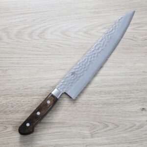 saku-ichi-g270-a8-1 作SAKU 壱 牛刀 270mm AUS8鋼 鎚目