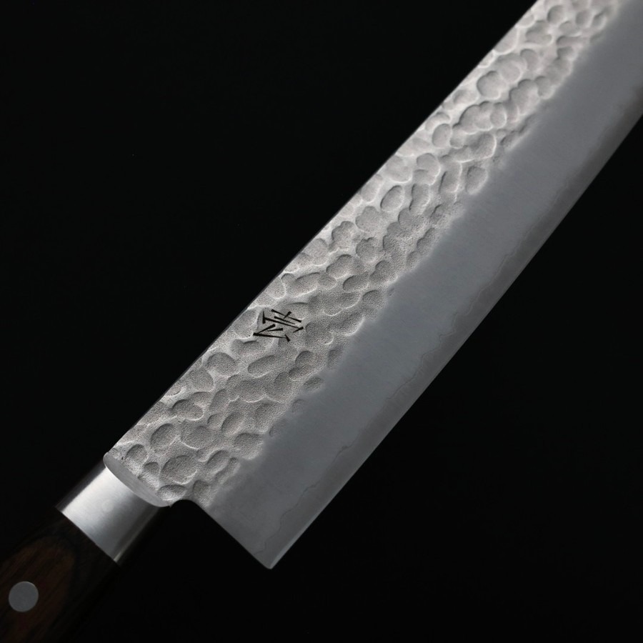 作SAKU 壱 牛刀 270mm AUS8鋼 鎚目