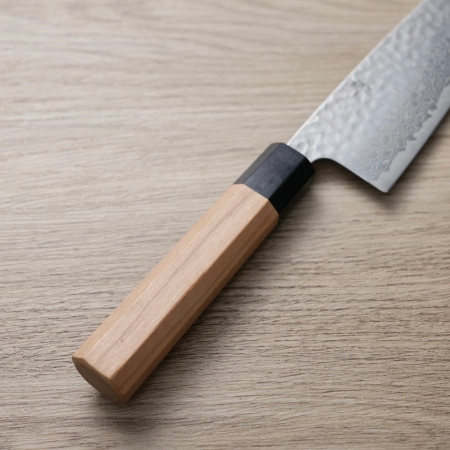 作SAKU 研 三德 170mm 銀三鋼 大馬士革鎚目:圖片 3