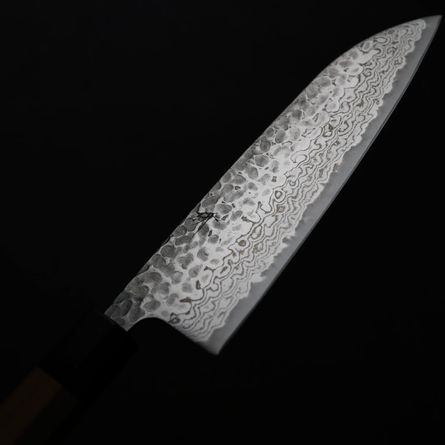 作SAKU 研 三德 170mm 銀三鋼 大馬士革鎚目:圖片 5