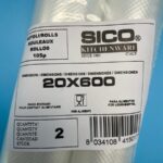 SICO舒肥專用真空包裝袋捲型20cmx600cm 25cmx600cm 30cmx600cm (2捲/包)