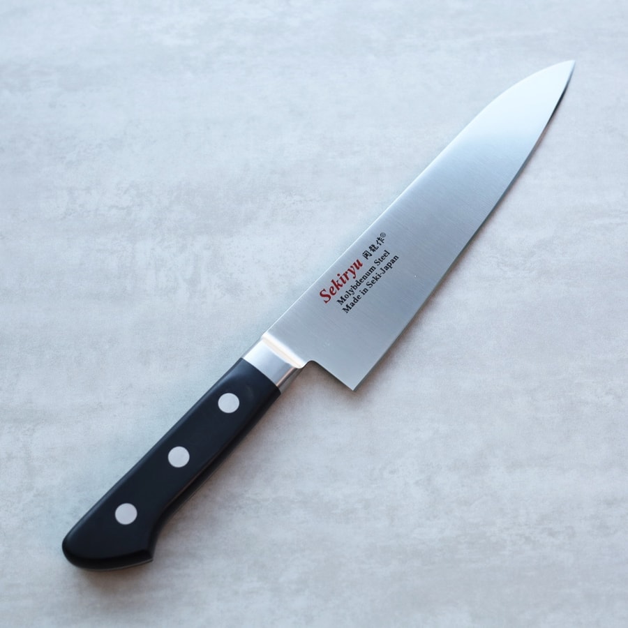 sekiryu-a8-g180 関龍作 牛刀 180mm AUS8鋼 洋柄