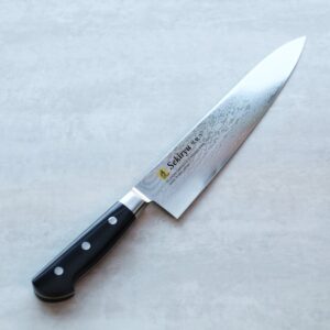 sekiryu-vg10-g210-1 関龍作 牛刀 210mm VG10鋼 33層大馬士革 洋柄