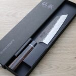 senzo-b165-sgt-2 仙藏 文化刀 165mm SG strix粉末鋼 黑打鎚目