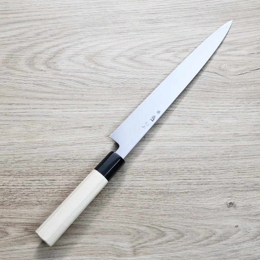 田中義一 柳刃 240mm 白紙鋼/付鞘