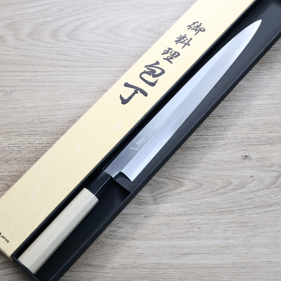 sgi-y300-2-1 田中義一 柳刃 300mm 白紙鋼/付鞘